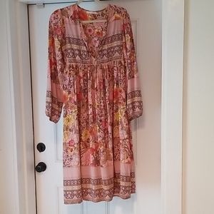Midi boho dress